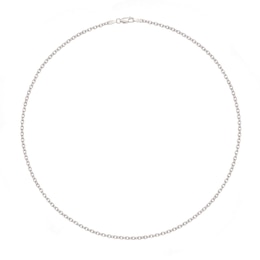 3.0mm Cable Chain Necklace in Solid Sterling Silver - 18"