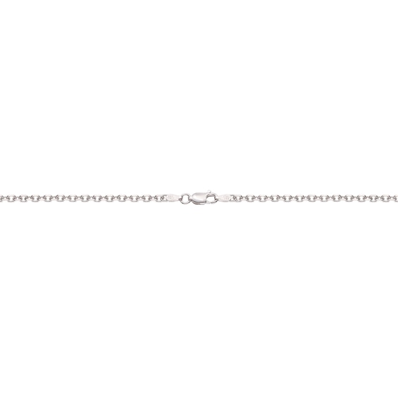 3.0mm Cable Chain Necklace in Solid Sterling Silver - 18"