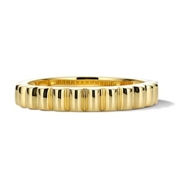 1.5mm Ribbed Band in 14K Gold