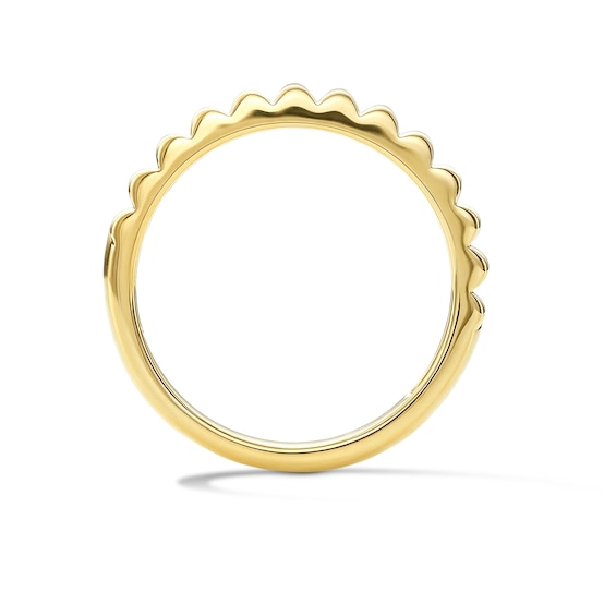 1.5mm Ribbed Band in 14K Gold