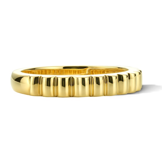 1.5mm Ribbed Band in 14K Gold