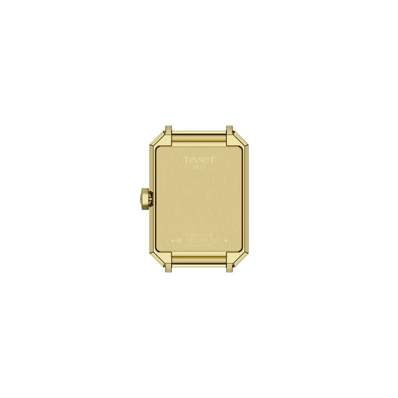 Ladies' Tissot Gold-Tone PVD Stainless Steel Watch with Gold-Tone Dial (Model: T1601103302300)