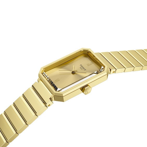 Ladies' Tissot Gold-Tone PVD Stainless Steel Watch with Gold-Tone Dial (Model: T1601103302300)