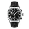 Thumbnail Image 1 of Men's Tissot Chrono L Stainless Steel Watch with Black Dial and Leather Strap (Model: T1164171605200)