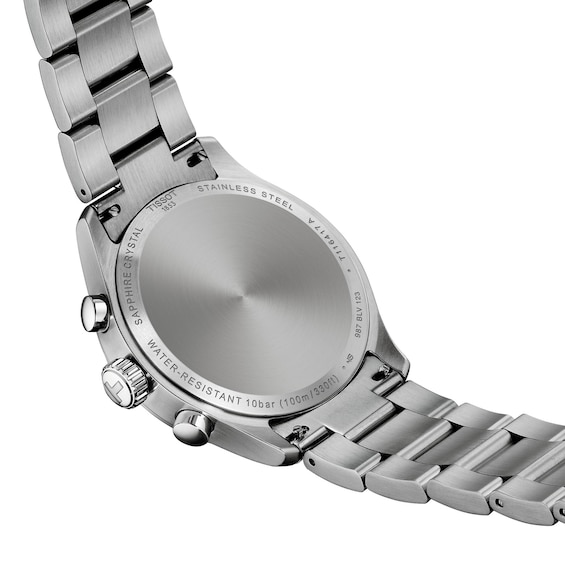 Men's Tissot Chrono L Stainless Steel Watch with Blue Dial (Model: T1164171104200)