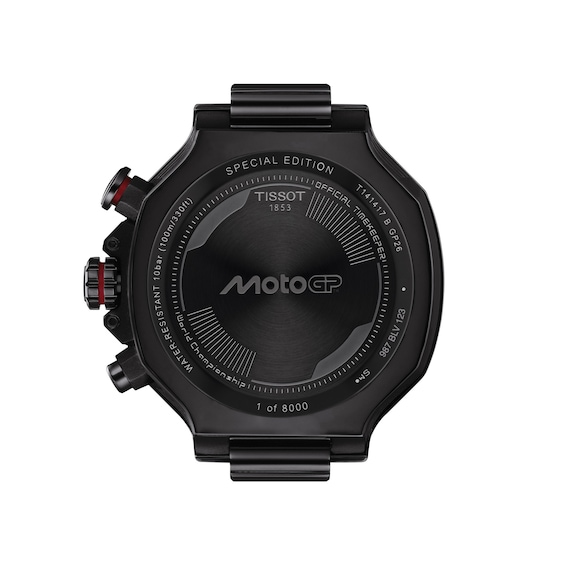 Men's Tissot T-Race MotoGP 2026 Limited Edition Chronograph Watch with Red Dial (Model: T1414173742200)