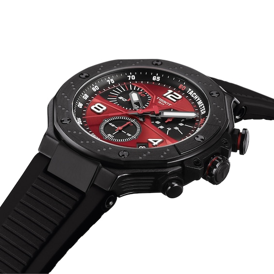 Men's Tissot T-Race MotoGP 2026 Limited Edition Chronograph Watch with Red Dial (Model: T1414173742200)