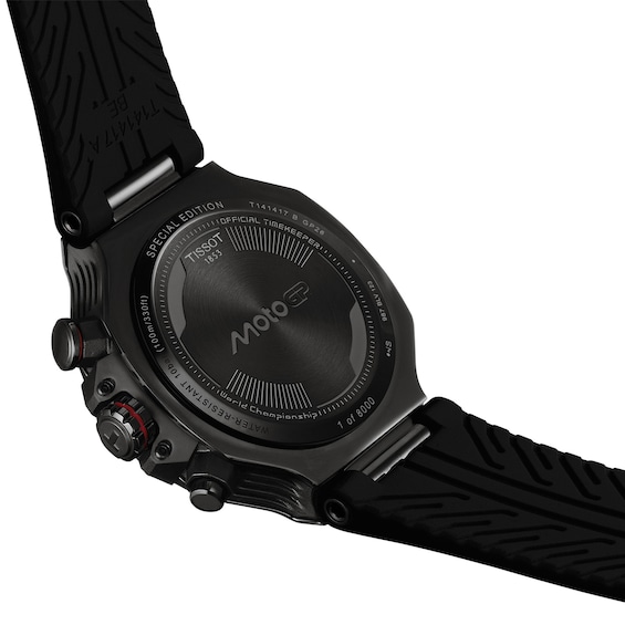 Men's Tissot T-Race MotoGP 2026 Limited Edition Chronograph Watch with Red Dial (Model: T1414173742200)