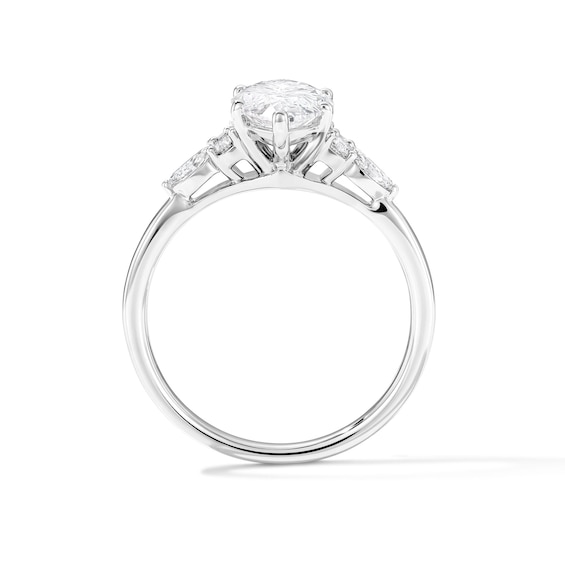 2-1/4 CT. T.w. Marquise-Cut Lab-Grown Diamond Engagement Ring in 14K White Gold (F/Vs2)
