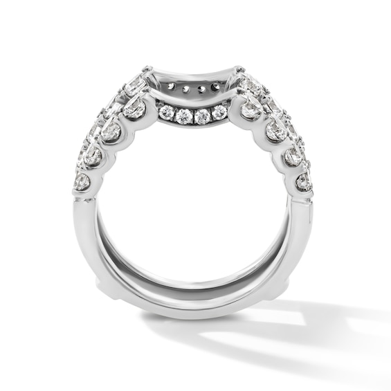 1-1/4 CT. T.w. Lab-Grown Diamond Enhancer Ring in 14K White Gold (F/Vs2)
