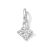 Thumbnail Image 1 of 1/3 CT. T.W. Lab-Grown Diamond Cluster Necklace Charm in Sterling Silver (F/VS2)