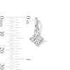 Thumbnail Image 3 of 1/3 CT. T.W. Lab-Grown Diamond Cluster Necklace Charm in Sterling Silver (F/VS2)