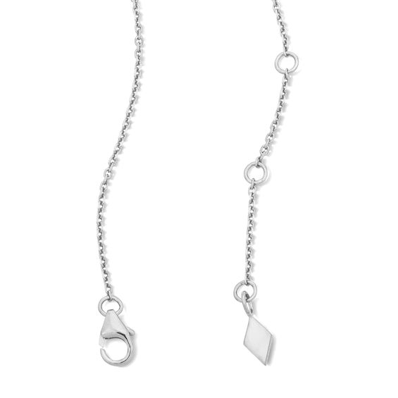 1/10 CT. T.w. Lab-Grown Diamond Drop Necklace in Sterling Silver (F/Vs2) - 18"