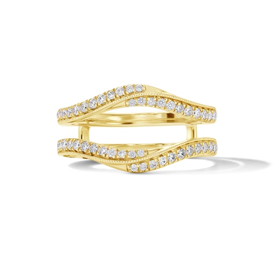 3/8 CT. T.w. Lab-Grown Diamond Contour Enhancer Ring in 14K Gold (F/Vs2)