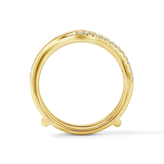 3/8 CT. T.w. Lab-Grown Diamond Contour Enhancer Ring in 14K Gold (F/Vs2)