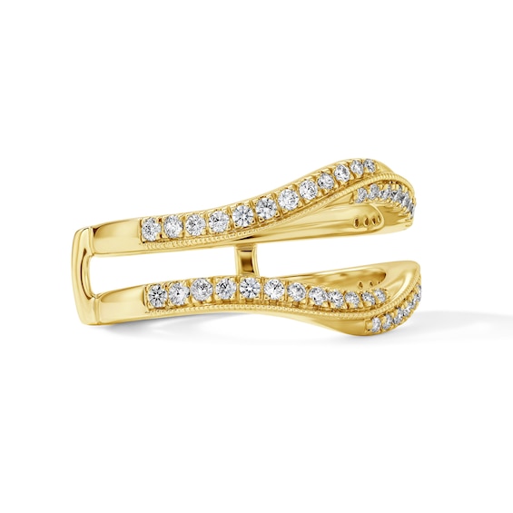 3/8 CT. T.w. Lab-Grown Diamond Contour Enhancer Ring in 14K Gold (F/Vs2)