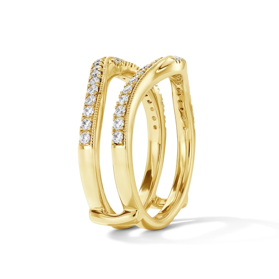 3/8 CT. T.w. Lab-Grown Diamond Contour Enhancer Ring in 14K Gold (F/Vs2)