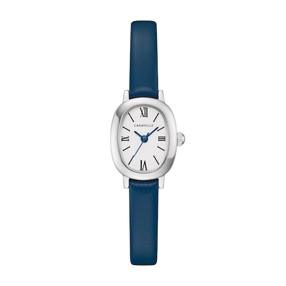 Ladies' Caravelle by Bulova Classic Quartz Stainless Steel Watch with White Dial (Model: 43L227)