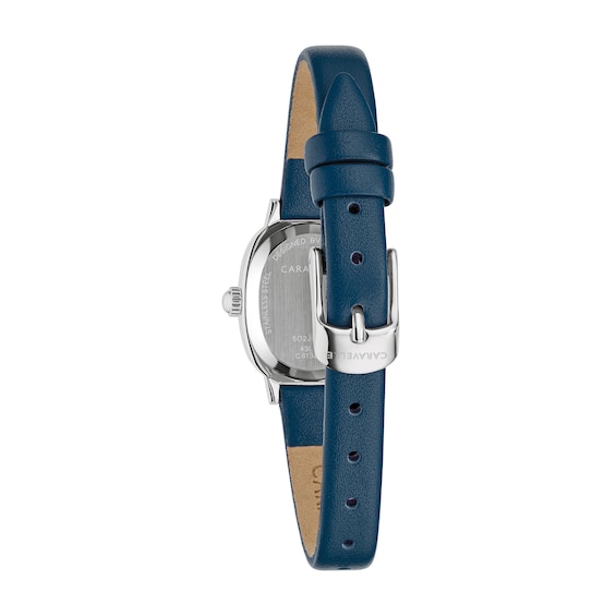 Ladies' Caravelle by Bulova Classic Quartz Stainless Steel Watch with White Dial (Model: 43L227)