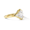 Thumbnail Image 4 of 2-3/8 CT. T.W. Certified Elongated Hexagon and Triangle-Cut Three-Stone Engagement Ring in 14K Gold (F/VS2)