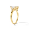 Thumbnail Image 5 of 2-3/8 CT. T.W. Certified Elongated Hexagon and Triangle-Cut Three-Stone Engagement Ring in 14K Gold (F/VS2)