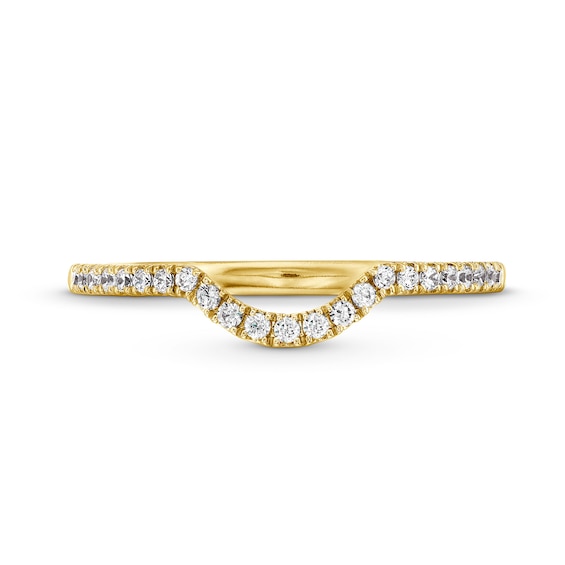 1/6 CT. T.w. Diamond Contour Band in 14K Gold