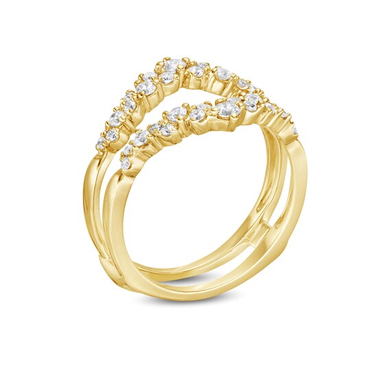 1/2 CT. T.w. Diamond Scatter Enhancer Ring in 14K Gold