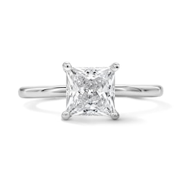 1-3/4 CT. T.W. Princess-Cut Certified Lab-Grown Diamond Solitaire Engagement Ring in 14K White Gold (F/VS2)