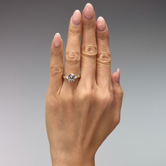 2-1/3 CT. T.w. Certified Lab-Grown Diamond Engagement Ring in 14K Gold (F/Vs2)