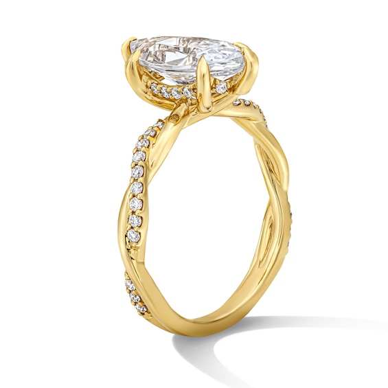 2-1/4 CT. T.w. Marquise-Cut Certified Lab-Grown Diamond Engagement Ring in 14K Gold (F/Vs2)