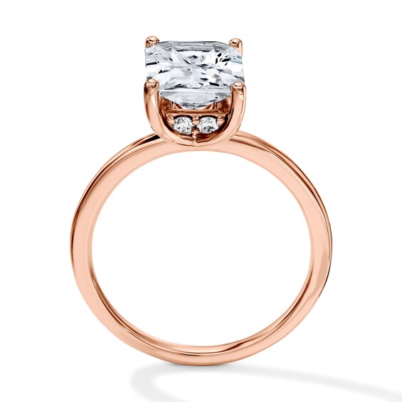 2-3/4 CT. T.w. Certified Radiant-Cut Lab-Grown Diamond Solitaire Engagement Ring in 14K Rose Gold (F/Vs2)