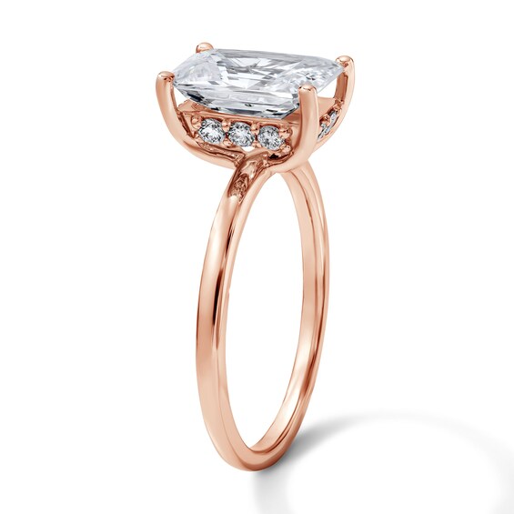 2-3/4 CT. T.w. Certified Radiant-Cut Lab-Grown Diamond Solitaire Engagement Ring in 14K Rose Gold (F/Vs2)