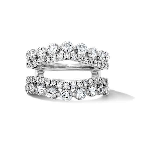 2 CT. T.w. Lab-Grown Diamond Enhancer Ring in 14K White Gold (F/Vs2)