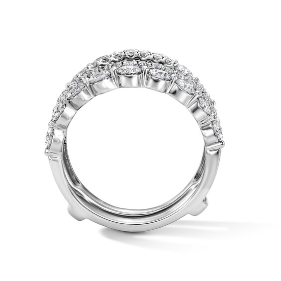 2 CT. T.w. Lab-Grown Diamond Enhancer Ring in 14K White Gold (F/Vs2)