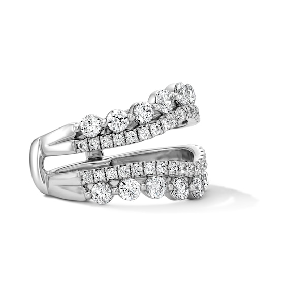 2 CT. T.w. Lab-Grown Diamond Enhancer Ring in 14K White Gold (F/Vs2)