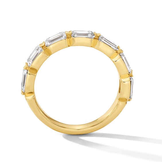2-1/8 Ct.t.w. Emerald-Cut Lab-Grown Diamond Band in 14K Gold (F/Vs2)