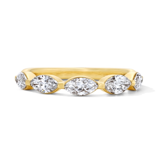 1 CT. T.w. Marquise-Cut Lab-Grown Diamond Band in 14K Gold (F/Vs2)