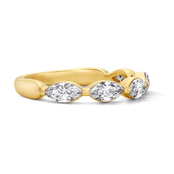 1 CT. T.w. Marquise-Cut Lab-Grown Diamond Band in 14K Gold (F/Vs2)