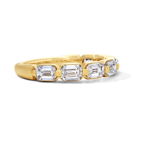1 CT. T.w. Emerald-Cut Lab-Grown Diamond Band in 14K Gold (F/Vs2)