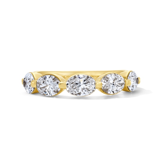 2 CT. T.w. Oval Lab-Grown Diamond Band in 14K Gold (F/Vs2)