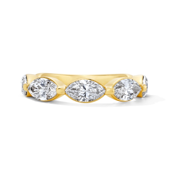 2 CT. T.w. Marquise-Cut Lab-Grown Diamond Band in 14K Gold (F/Vs2)