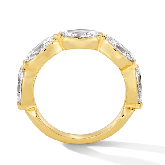 2 CT. T.w. Marquise-Cut Lab-Grown Diamond Band in 14K Gold (F/Vs2)
