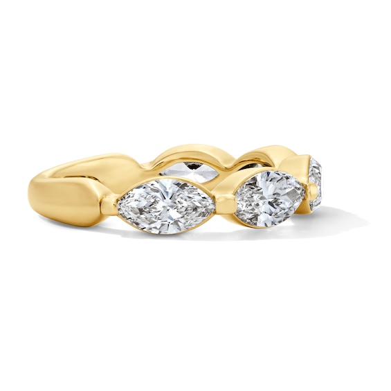 2 CT. T.w. Marquise-Cut Lab-Grown Diamond Band in 14K Gold (F/Vs2)