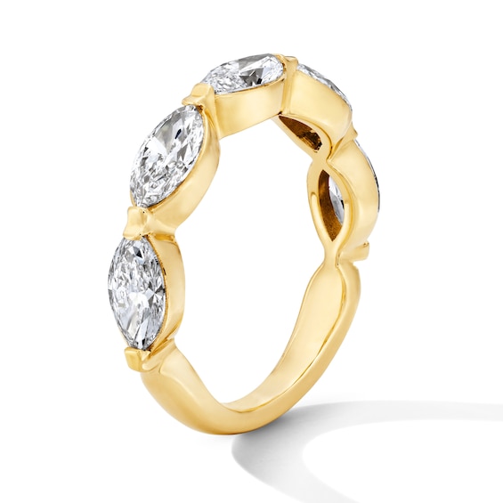 2 CT. T.w. Marquise-Cut Lab-Grown Diamond Band in 14K Gold (F/Vs2)