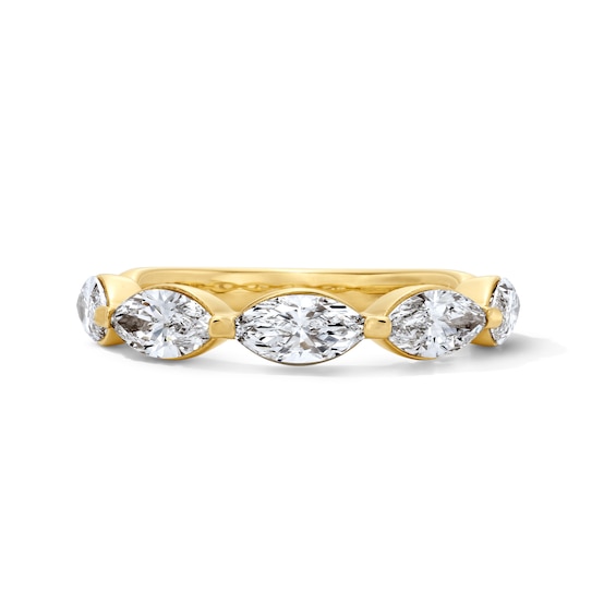 1-1/2 CT. T.w. Marquise-Cut Lab-Grown Diamond Band in 14K Gold (F/Vs2)