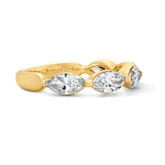 1-1/2 CT. T.w. Marquise-Cut Lab-Grown Diamond Band in 14K Gold (F/Vs2)