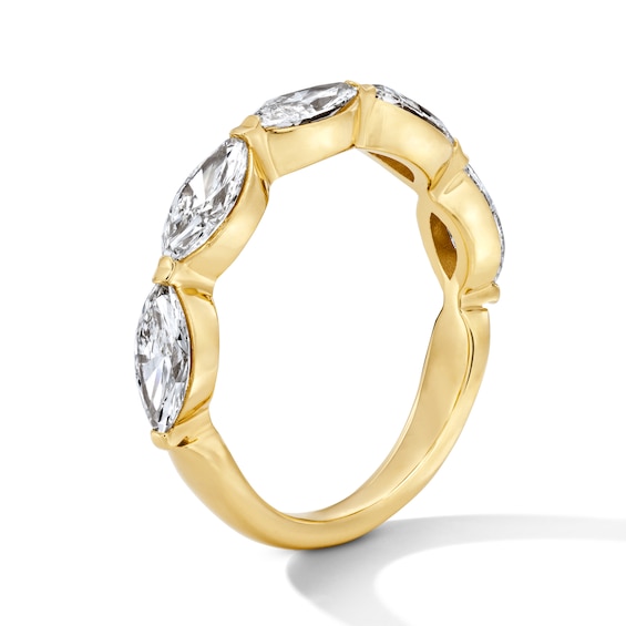 1-1/2 CT. T.w. Marquise-Cut Lab-Grown Diamond Band in 14K Gold (F/Vs2)