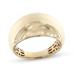 Dome Ring in Semi-Solid 10K Gold