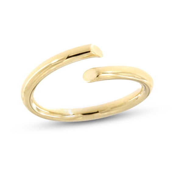 Bypass Ring in Semi-Solid 10K Gold