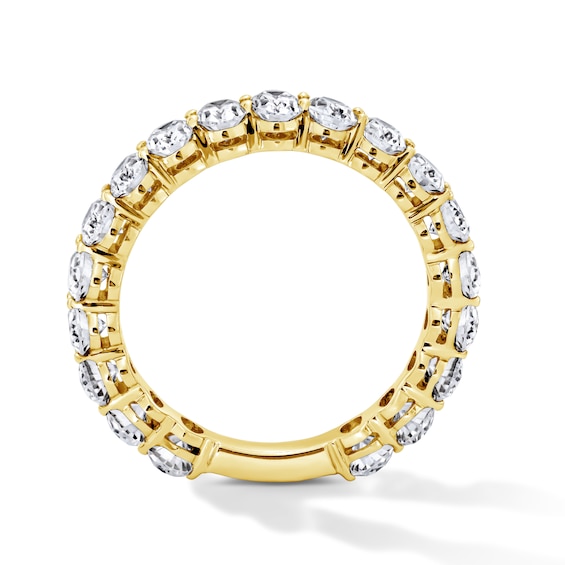 2 CT. T.w. Oval Lab-Grown Diamond Eternity Band in 10K Gold (F/Vs2)